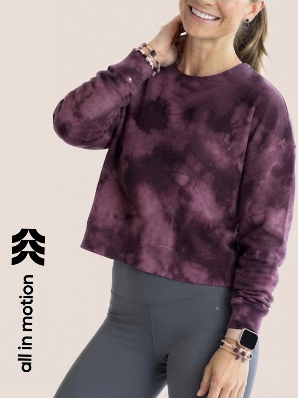 Sweatshirt • EUC
All In Motion • Plum Tie-Dye